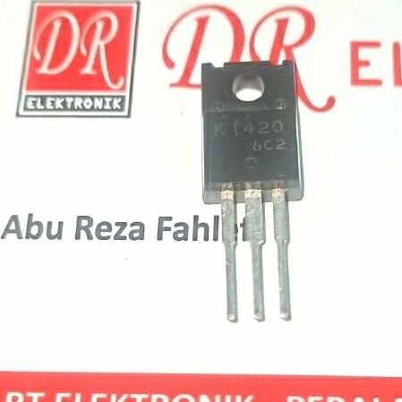 Terbaru Transistor ASLI K 1420 Original 2SK1420 Mosfet TO220 TP-220 K1420 dre3 Kualitas Baik