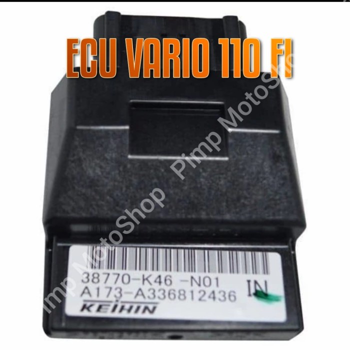 ✨Baru Ecu Cdi Vario 110 Fi Beat Fi Ori Ahm 38770-K46-N01 Terbatas