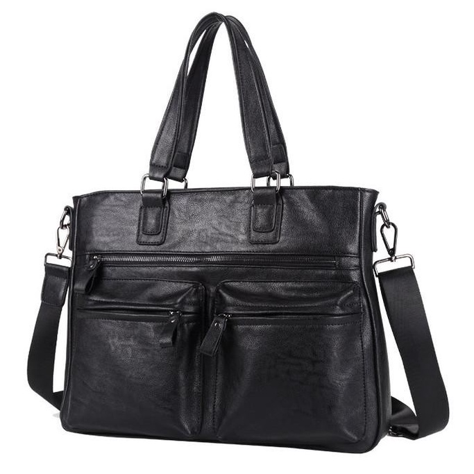 ✨New Tas Selempang Kulit Tas Pria Kulit Tas Kerja Kantoran Kulit Omnia Terbatas