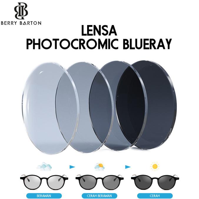 Berrybarton Lensa Minus, Plus , Anti blueray dan photocromic