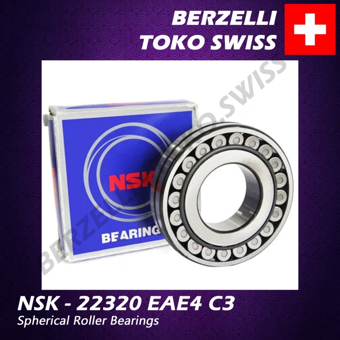 ✅Baru Nsk - 22320 Eae4 C3 Spherical Roller Bearings Terbaru