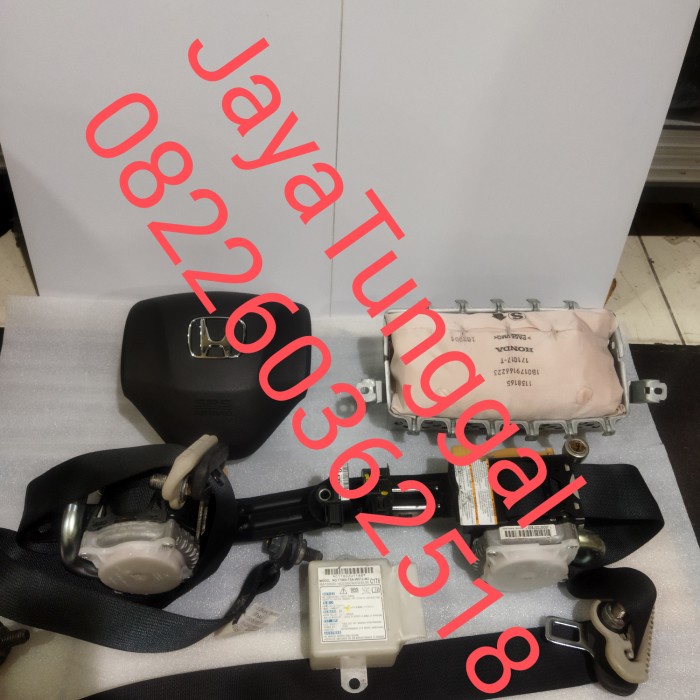 [Original] Airbag Fullset Honda Hrv Jazz Rs Gk5 Ster Stir Penumpang Seatbelt Set Limited