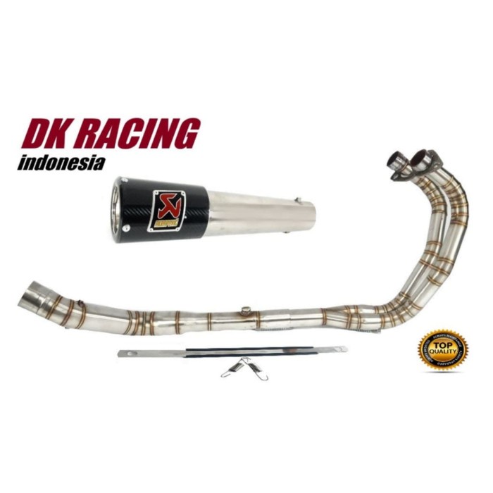 [Original] Knalpot Racing Kawasaki Ninja Karbu 250 Akrapovic Glass Carbon Diskon