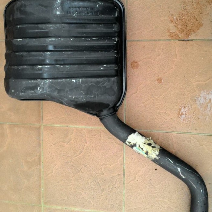 [Original] Exhaust Muffler Knalpot Belakang Original 2024900715 Mercedes W202 Terbaru