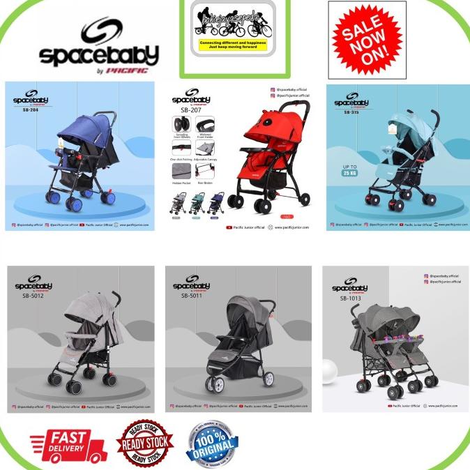 SPACE BABY Baby Stroller Kereta bayi SB 204