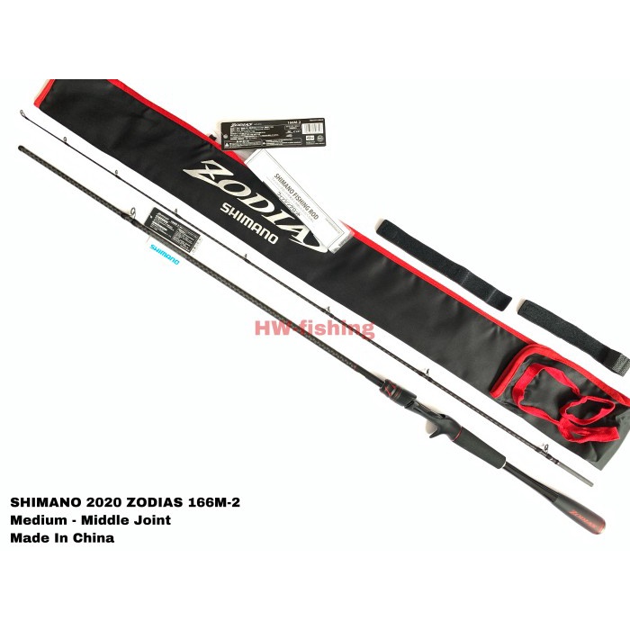 ✨Ready Shimano 2020 Zodias 166M-2 Bc Rod - Garansi Resmi Shimano Limited