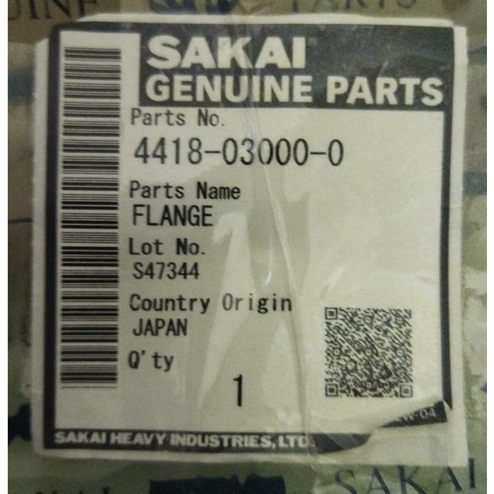 ✨Sale Flange 4418-03000-0 Sakai Sv512/Sv515 Genuine Terbaru