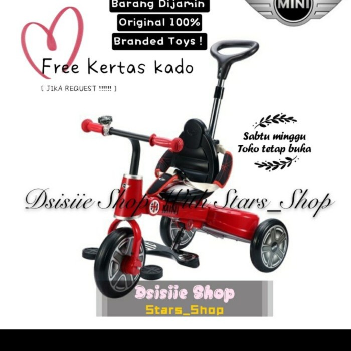 ✨Original Mini Cooper Kids Folding Tricycle Bike Original / Sepeda Anak Terbaru