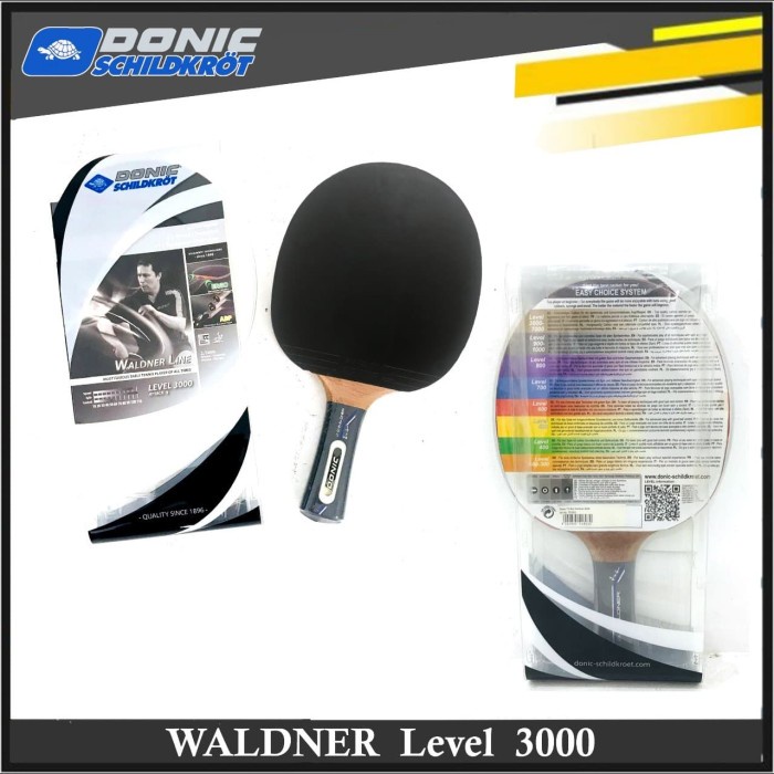 ✨Ori Bat Pingpong / Tenis Meja Donic Schildkrot - Waldner Line 3000 Carbon Berkualitas