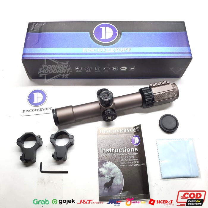 ✨Original Telescope Discovery Wg 1.2-6X24 Ir Tube 30 Teleskop Buntung Termurah Limited