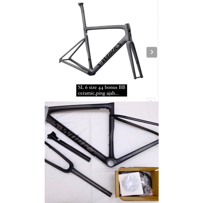 ✨Ori Frame Specialized S Works Sl 6 Size 44 Bnib Terbatas