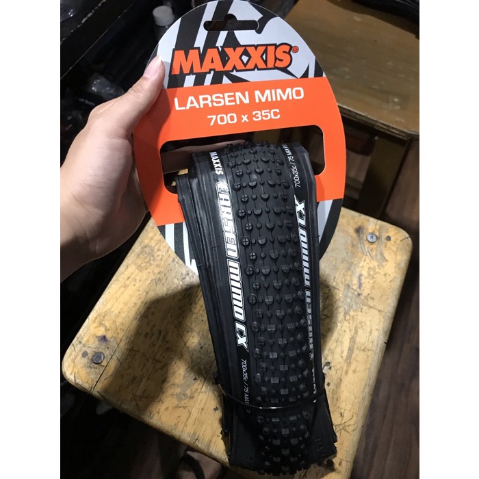 ✨Ori Ban Luar Gravel Kevlar Maxxis Larsen Mimo Cx 700 X 35C Terbatas