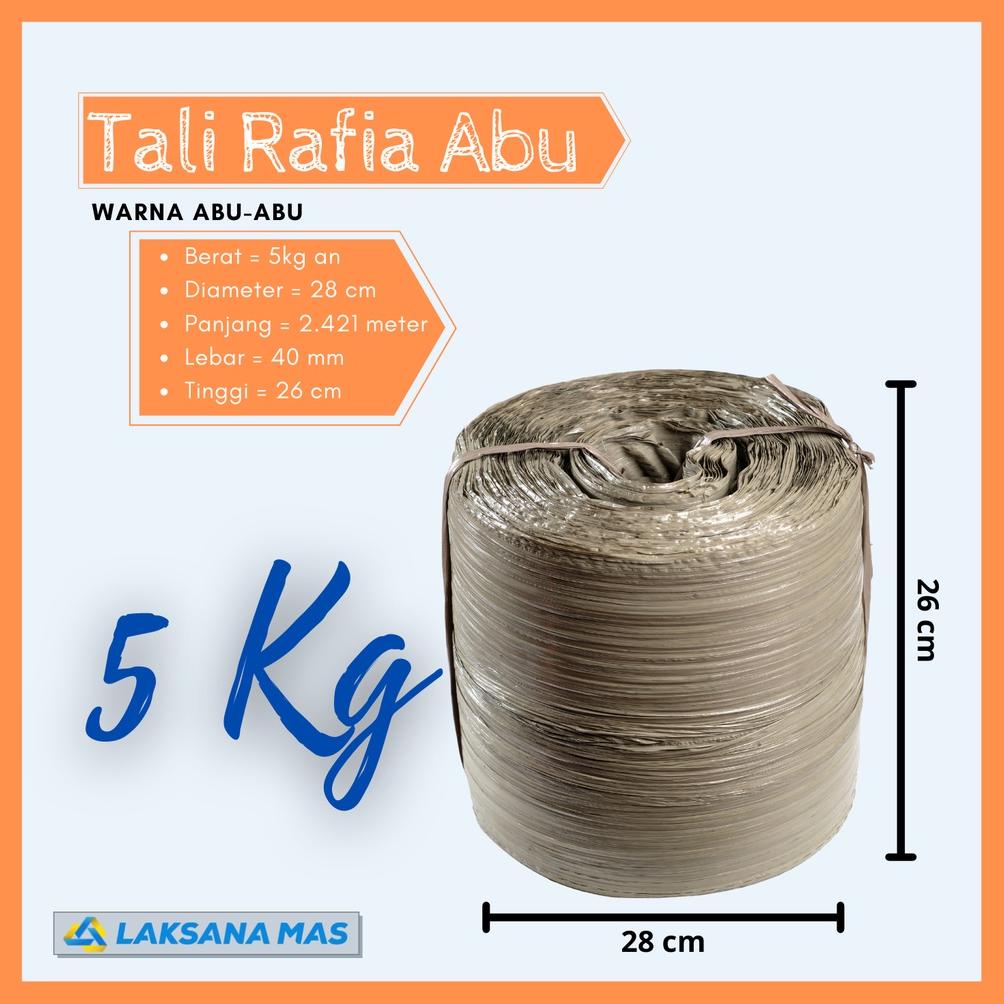 

Limited - Tali Rafia Plastik Roll Besar Laksanamas Warna Abu-abu Ukuran 5kg an di Jakarta/Bogor/Depok/Tangerang/Bekasi ,,