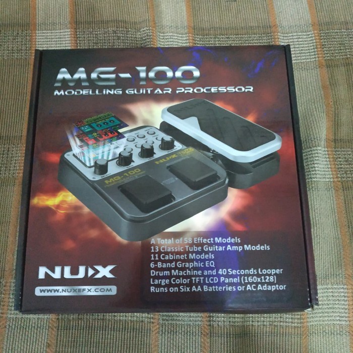 ✨Ori Nux Effect Gitar Mg100 Effect Pedal. Nux Original Berkualitas