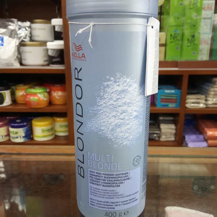 ✨New Ori Bleaching Bubuk Blondor Wella 400 Gr Multi Blonde Terbatas