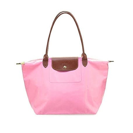 ✨New Longchamp Le Pliage Classic Small Long Handle Rosa Pink Terbatas