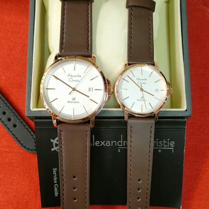 ✨Termurah Jam Couple Original Alexandre Christie Ac 1032 Md Stainless Limited