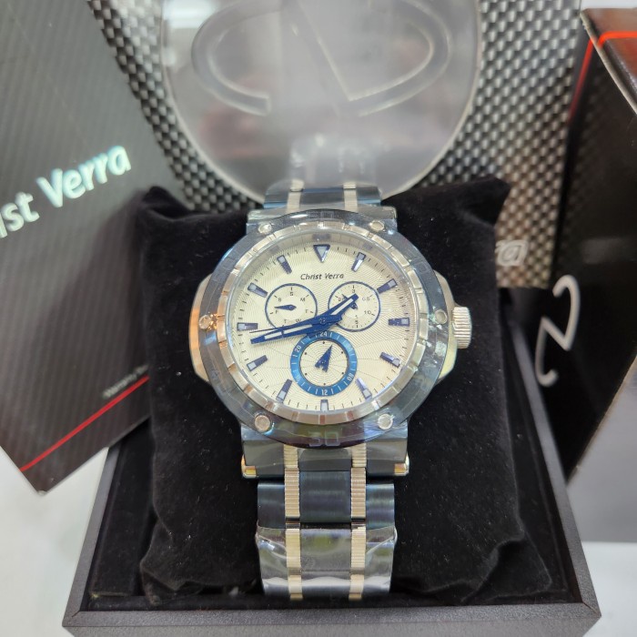 ✨Sale Jam Tangan Pria Christ Verra Cv 52283 Cv52283 Original Garansi Resmi Diskon
