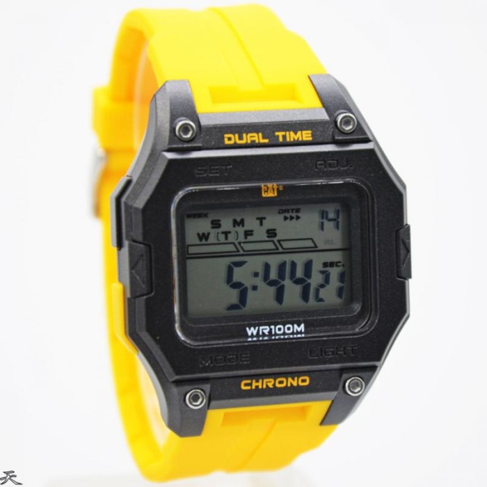 ✨Ready Caterpillar Of14727247 - Jam Tangan Pria Digital Original - Rubber Terbatas
