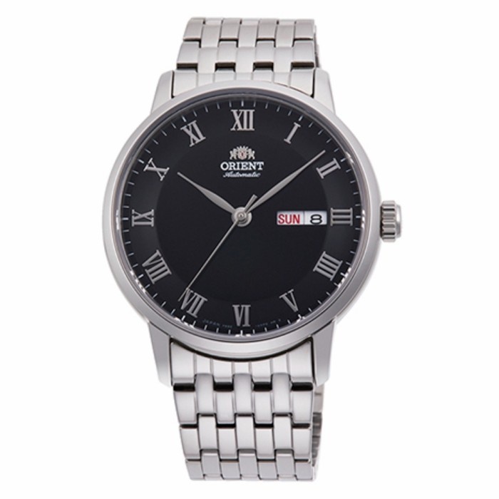 ✨Ready Orient Ra-Aa0A02B Mechanical Contemporary Black Dial Classic Watch Diskon