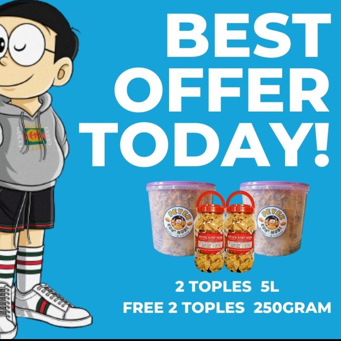 

Spesial Peyek Promo 2 Toples Free 2