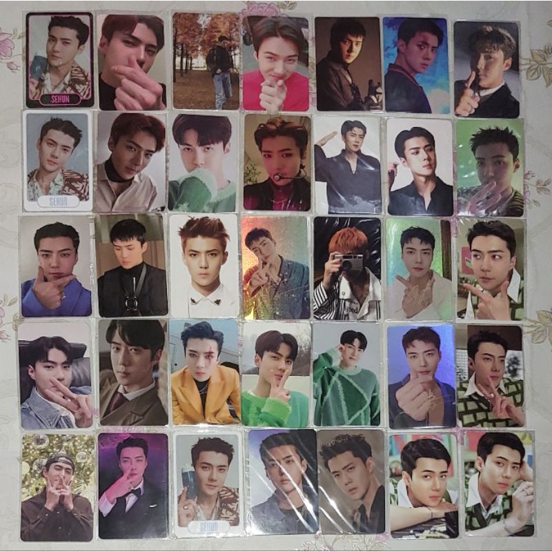 photocard sehun jasmer holo exo official