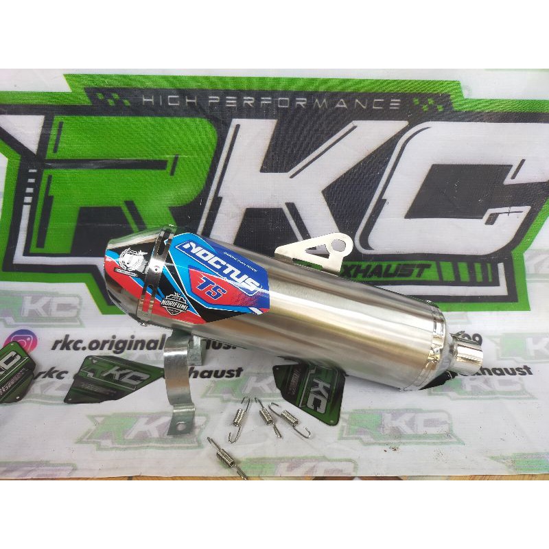 Knalpot Racing Slincer only (Inlet38)Norifumi Roket4 NOCTUS TS BESAR DAN PANJANG KLX CRF D-TRACKER W