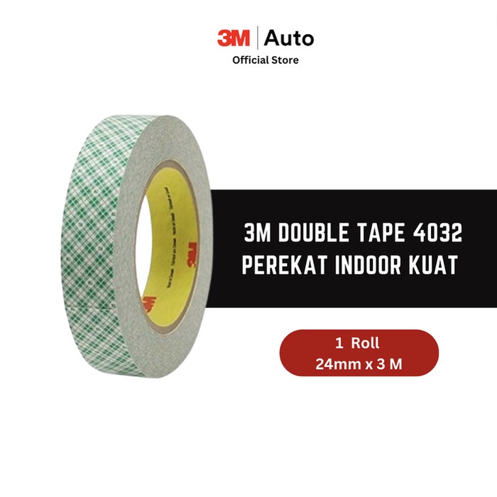 

Terbaru 3M Scotch Double Tape 4032 Mounting Tape Urethane Foam Tape 24Mm X 3M Promo Terlaris