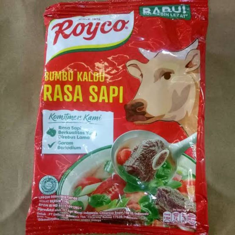 

ROYCO PENYEDAP RASA AYAM/SAPI 230gr dan 100gr TERLARIS