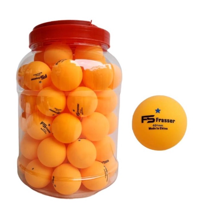 Frasser bola pingpong tenis meja frasser putih toples