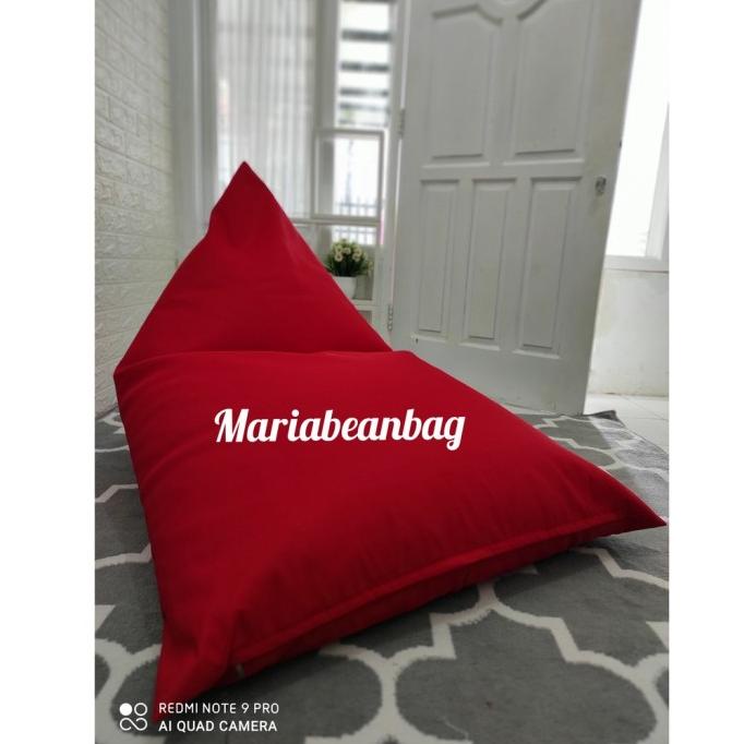 bean bag segitiga jumbo dewasa anti air & uv bantal santai waterproof