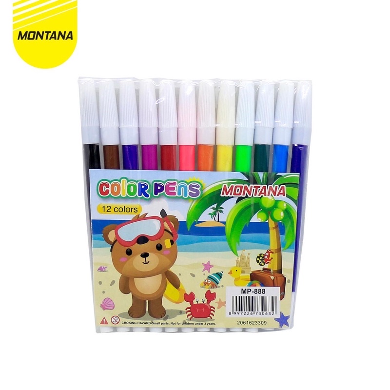 

Spidol 12 Warna Safari / Montana