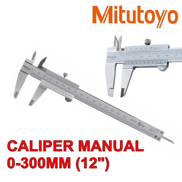 ✅Original Vernier Manual Caliper 300Mm Mitutoyo 530-119 Sigmat 12 Jangka Sorong Berkualitas