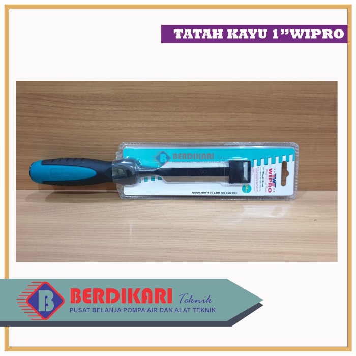 

Pahat Kayu 1" (24 Mm) Wipro Tata Kayu Wood Chisel 1 Inch 1" Best