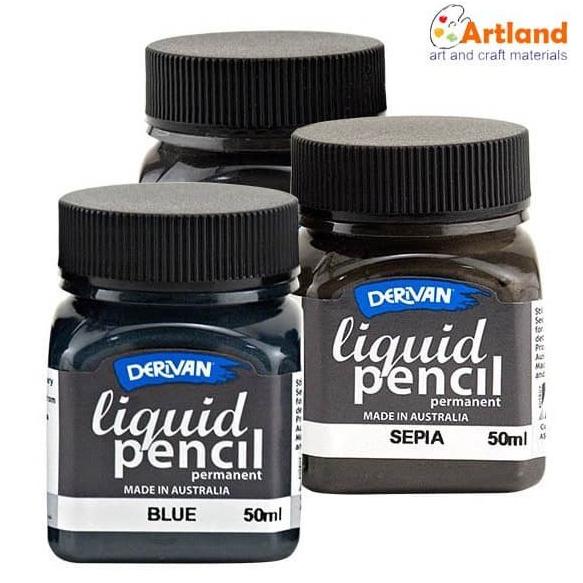 [ Ready ] Derivan Liquid Pencil 40Ml Permanent Terbaik