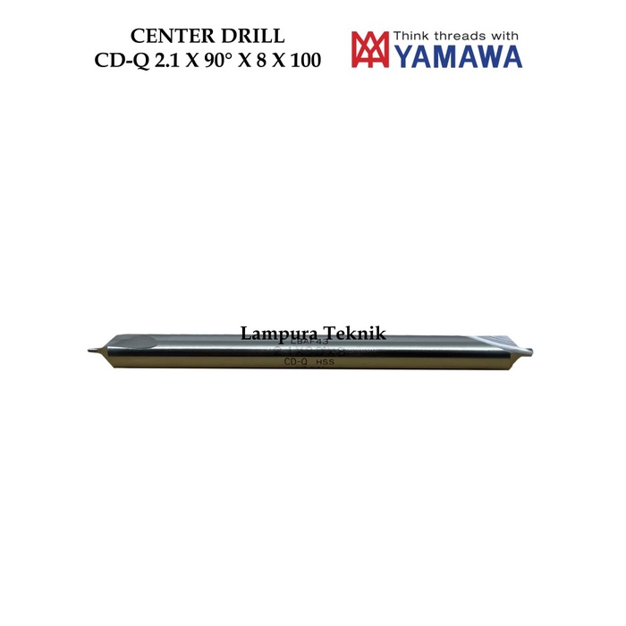 ✅New Center Drill Cd-Q 2.1 X 90 X 8 X 100 Yamawa  Center Drill Long 2.1X8 Terbaru