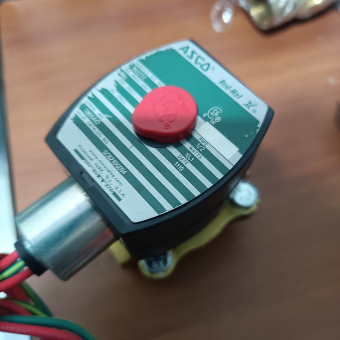 [Original] Solenoid Valve Asco Red Hat Sc8210G094 Dc24VPipe 1/2 Terbaru