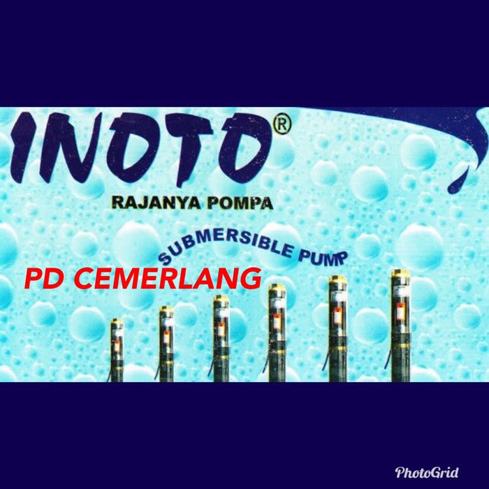[Ori] Pompa Satelit Sumur Dalam Inoto 1 Hp Submersible York San Ei Shimizu Terbaru