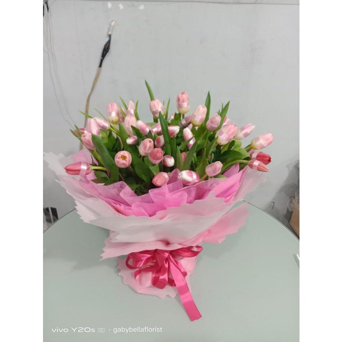 [New] Hand Bouquet – Bunga Tulip Berkualitas