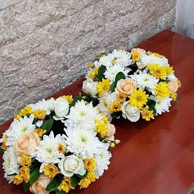 [New] Bunga Meja Lilin/Bunga Meja Duka/Dekorasi Rumah Duka Terbaru