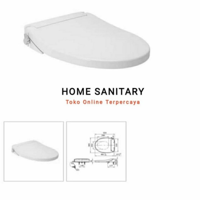 [New Ori] Tutup Closet Toto Ecowasher Toto Tcw07S#W Ecowasher Original Toto Diskon