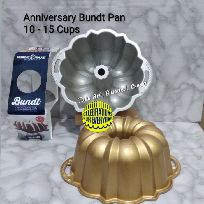 

[Baru] Nordic Anniversary Bundt Pan 10-15Cups Berkualitas