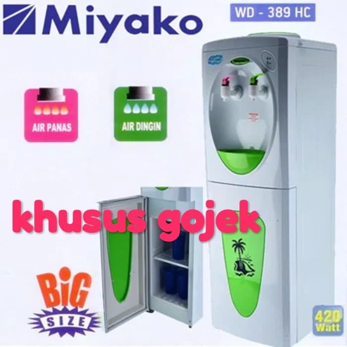 [Baru] Dispenser Miyako 389  Hot And Cold Diskon