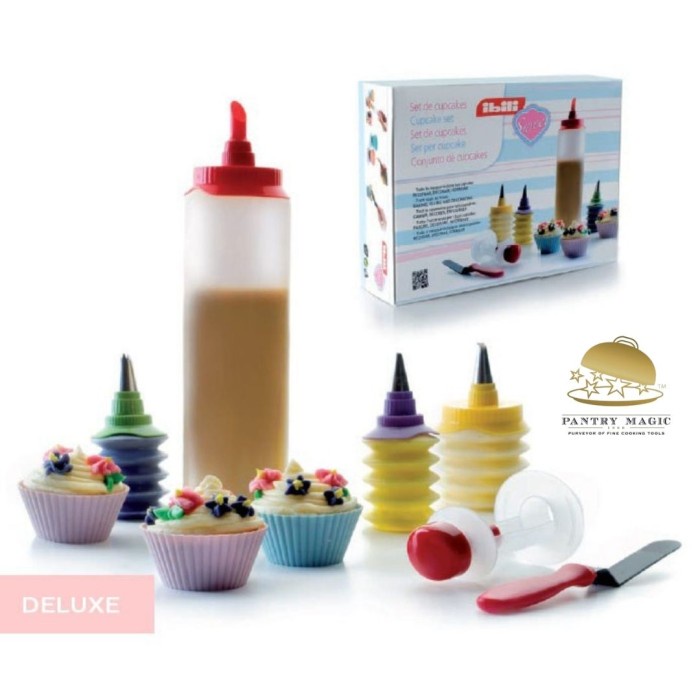 

[Baru] Ibili Cupcake Set Deluxe/ Set Alat Hias Kue Cupcake Terbatas