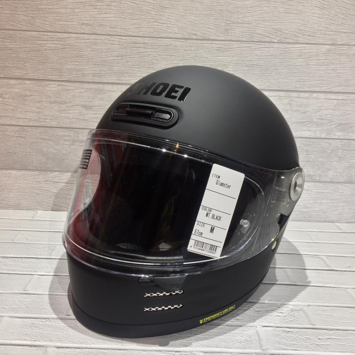 ✨Termurah Shoei Glamster Matt Black Full Face  Helm Original  Helm Shoei Sni Limited