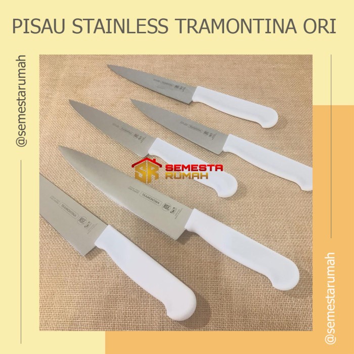 PISAU DAPUR TRAMONTINA ORIGINAL / PISAU MADE IN BRAZIL / PISAU TAJAM