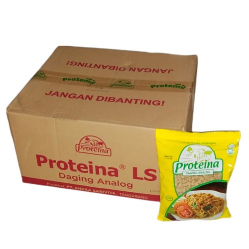 

Proteina 250 Gram 1 Dus isi 24 bungkus / Daging Olahan