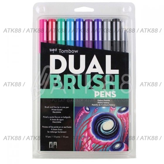 

Gaya Tombow Dual Brush Pen Set 10 - Galaxy Palette