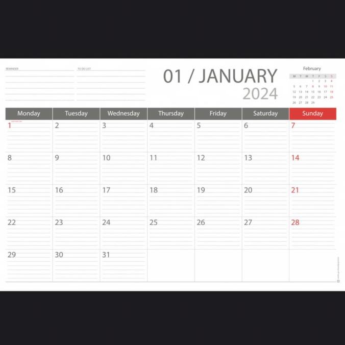 

Monthly Planner 2024 / Kalender Bulanan 2024 Kualitas Premium