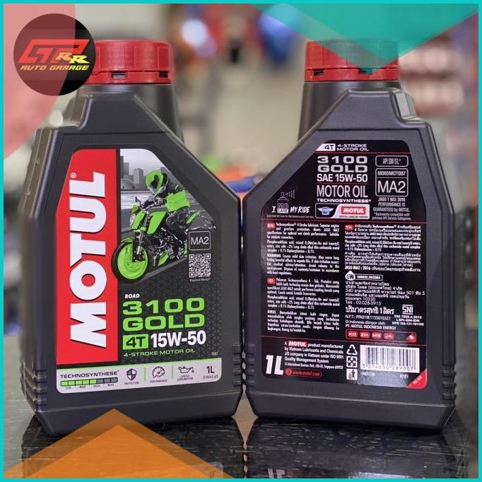 Oli Motul 3100 4T 15W50 15W-50 1L 16novz3 tools n parts